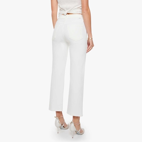 Mother The Rambler Zip Ankle Jean Wide Leg High Rise Fairest Of Them All Size 32 - Picture 3 of 13